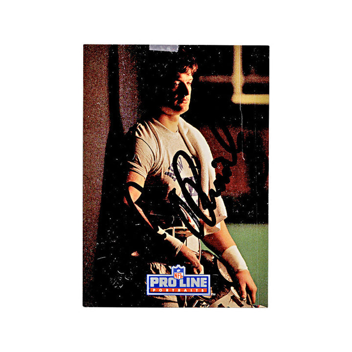 1991 Pro Line Doug Riesenberg Autograph Auto Signed Signature New York Giants