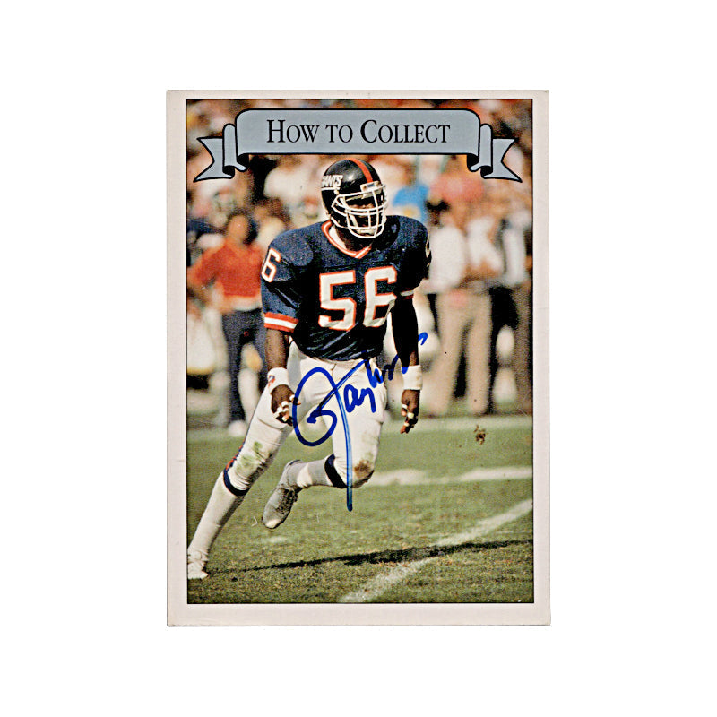 1992 World League How to Collect #194 Lawrence Taylor Autograph Auto Signed