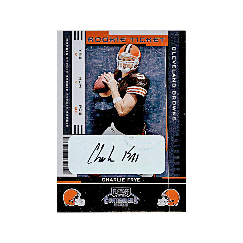2005 Playoff Contenders Charlie Frye Autograph Auto Signed Signature Browns