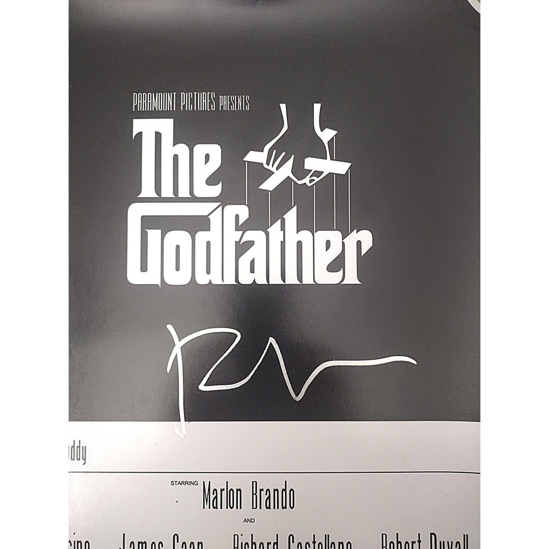 Francis Ford Coppola Signed The Godfather 12x18 Inch Movie Poster Beckett Authentic COA