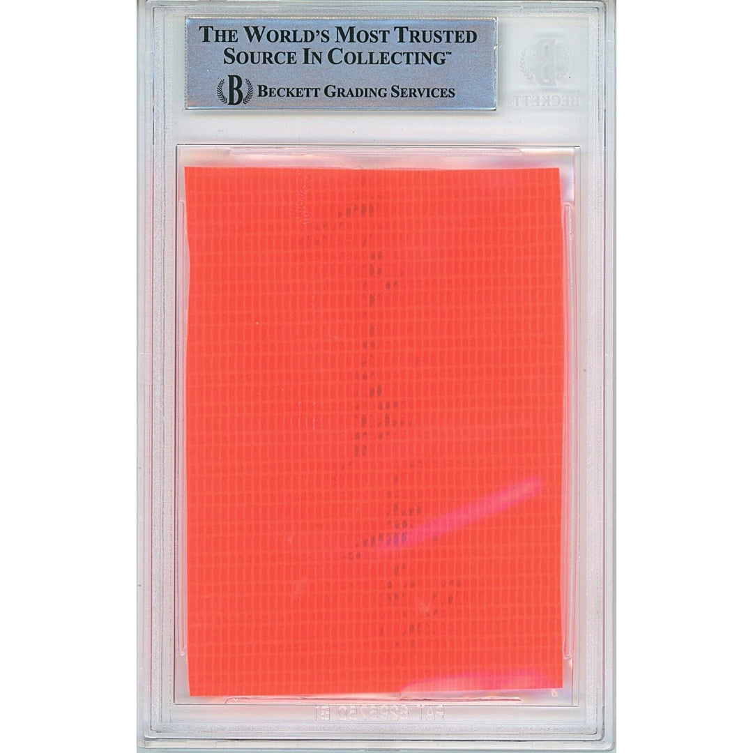 Leigh Steinberg Signed Football End Zone Pylon Signature Cut Beckett Authentic Auto Slab