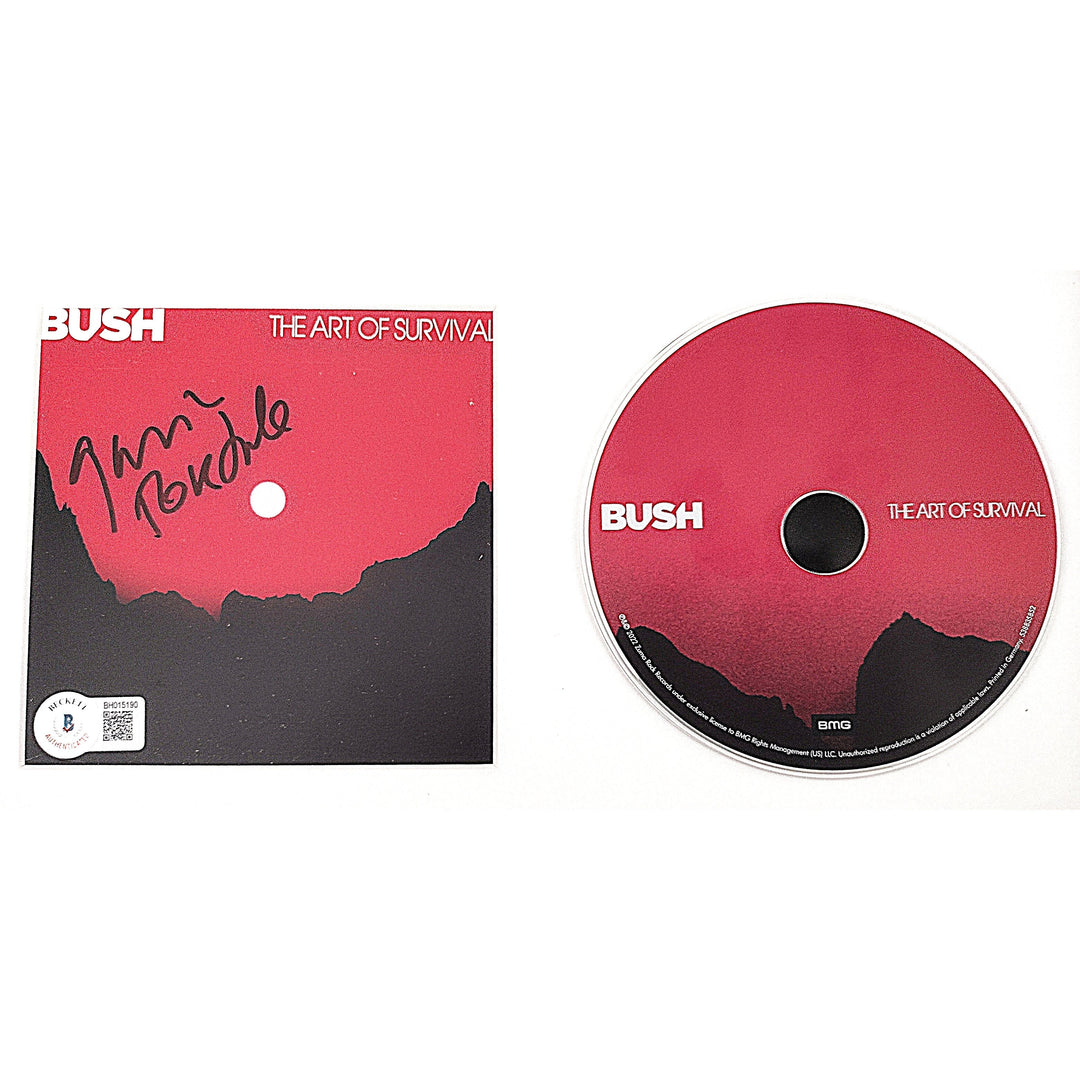 Gavin Rossdale Signed Bush The Art of Survival CD Cover Framed Wall Display Beckett COA