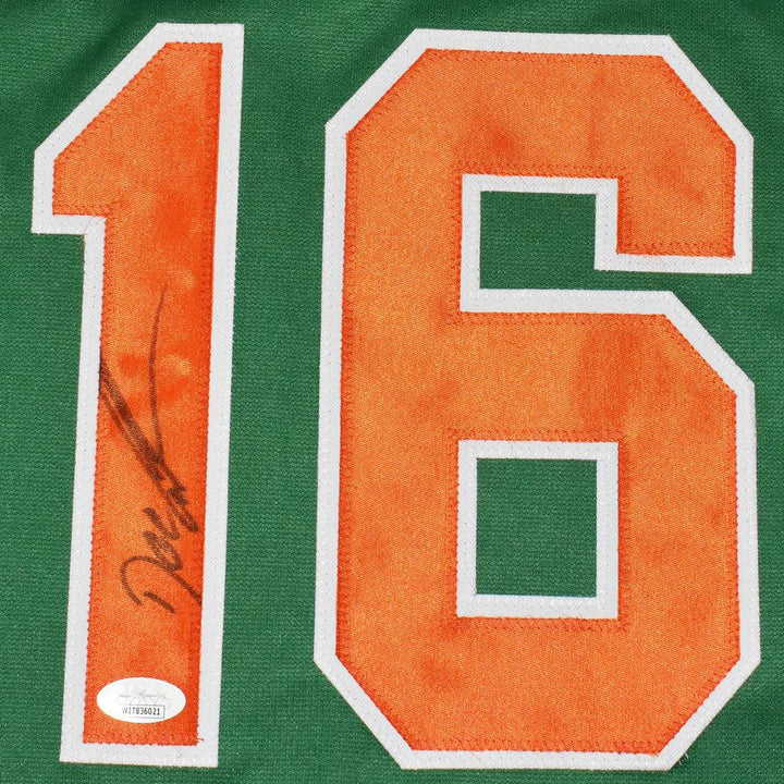 Doc Gooden Signed New York Green Baseball Jersey (JSA)