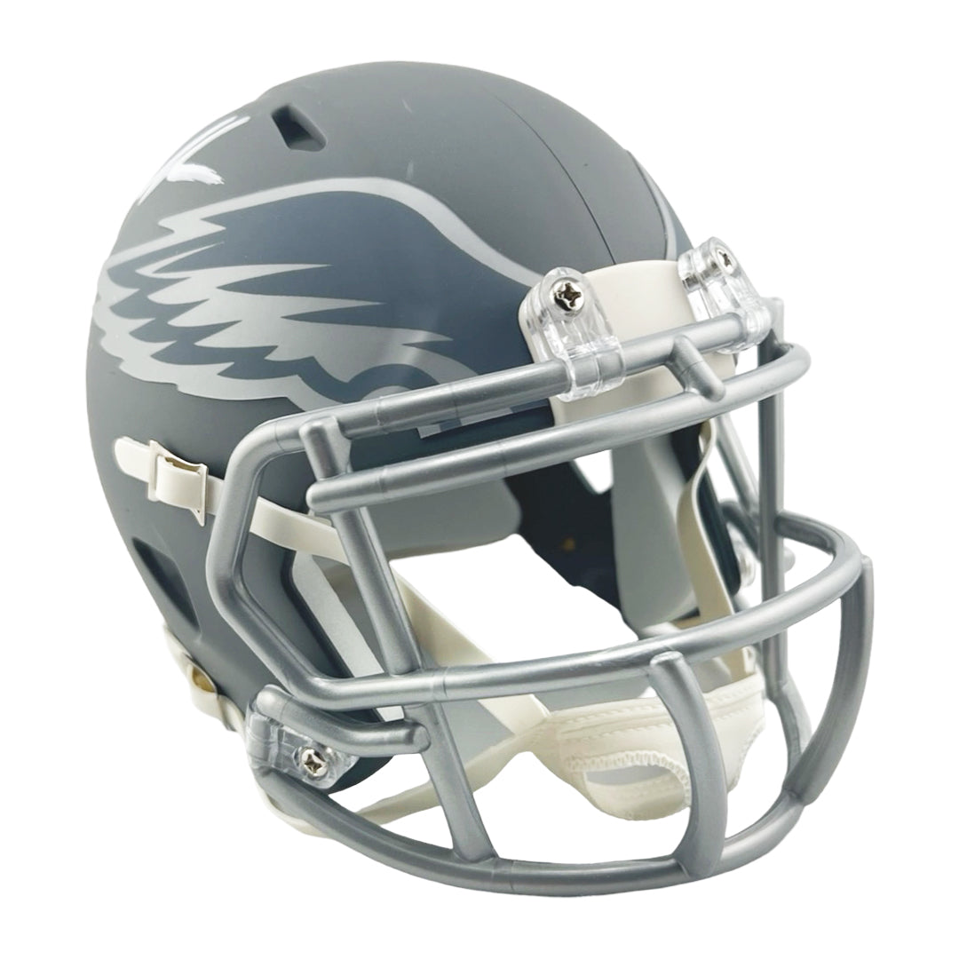 Brandon Graham Signed Philadelphia Eagles Slate Alternate Speed Mini Football Helmet (Beckett)