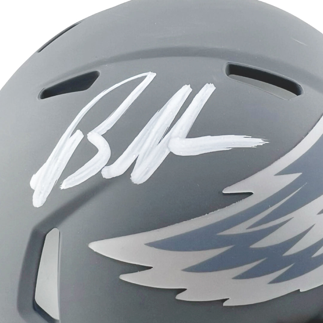 Brandon Graham Signed Philadelphia Eagles Slate Alternate Speed Mini Football Helmet (Beckett)