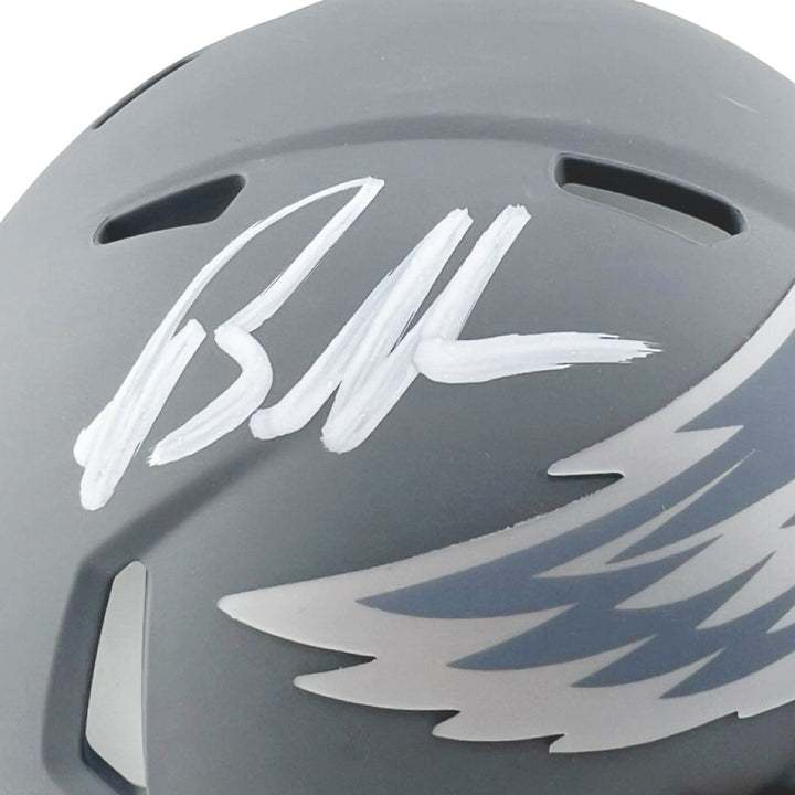 Brandon Graham Signed Philadelphia Eagles Slate Alternate Speed Mini Football Helmet (Beckett)