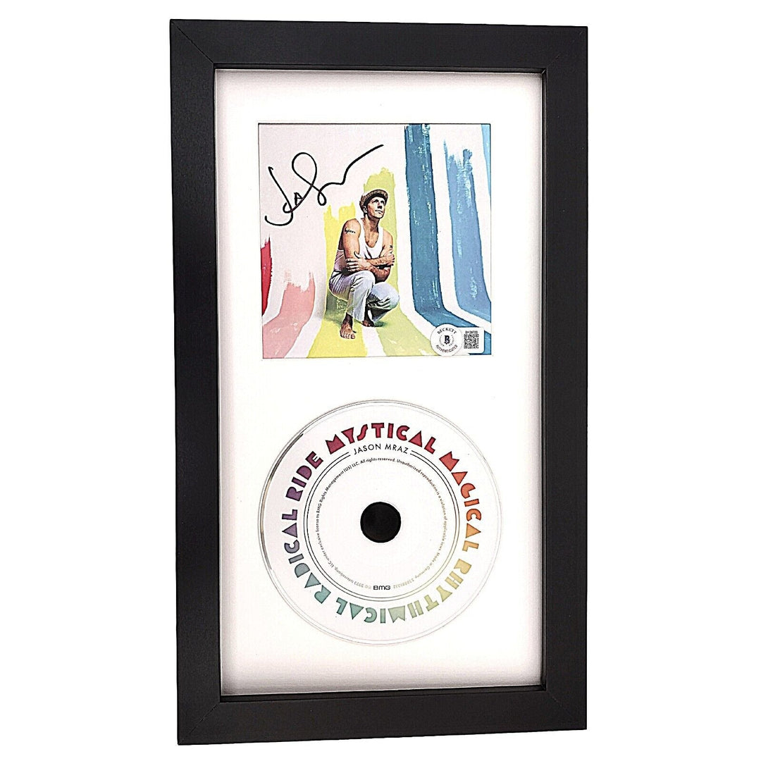 Jason Mraz Signed CD Cover Mystical Magical Rhythmical Radical Ride Album Beckett COA