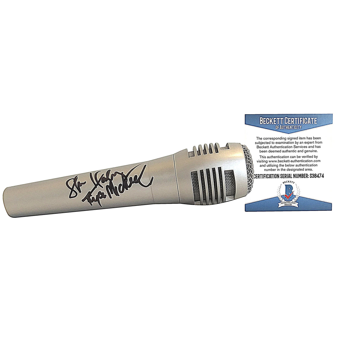 Haley and Michaels Country Music Signed Microphone Proof Photo Beckett Authentic COA