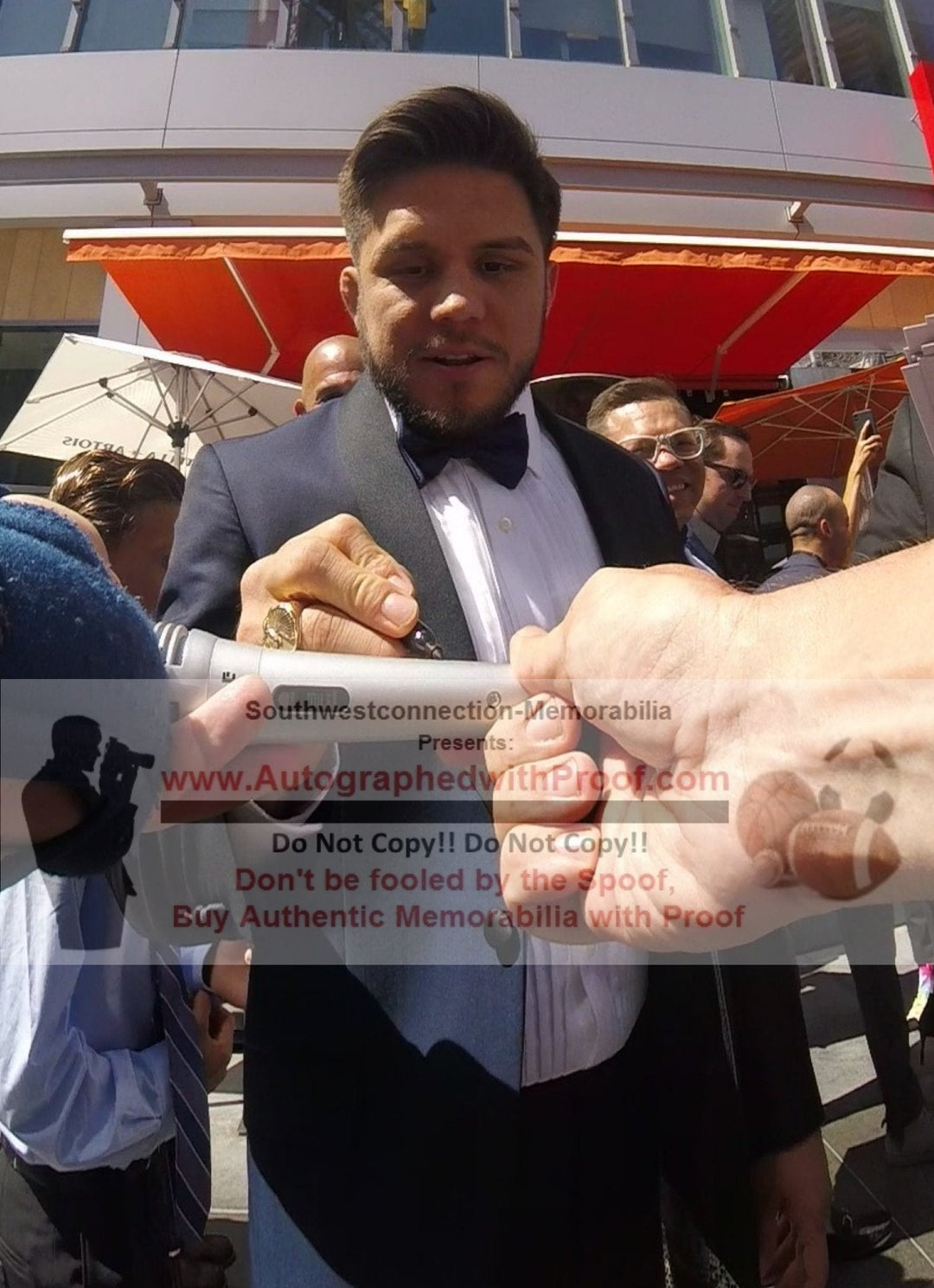 Henry Cejudo Signed Microphone UFC Champ Proof Photo Beckett Authentic Auto COA