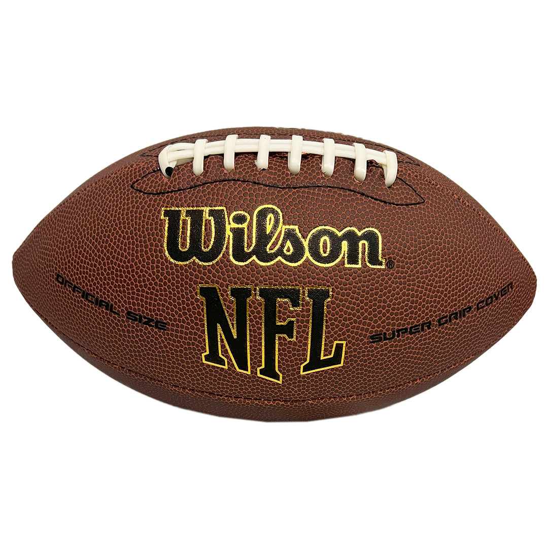 Jaden Hicks Signed Kansas City Chiefs Wilson Official NFL Replica Football (Beckett)