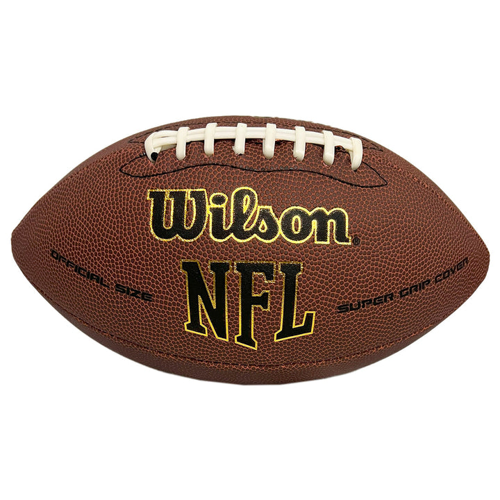 Jaden Hicks Signed Kansas City Chiefs Wilson Official NFL Replica Football (Beckett)