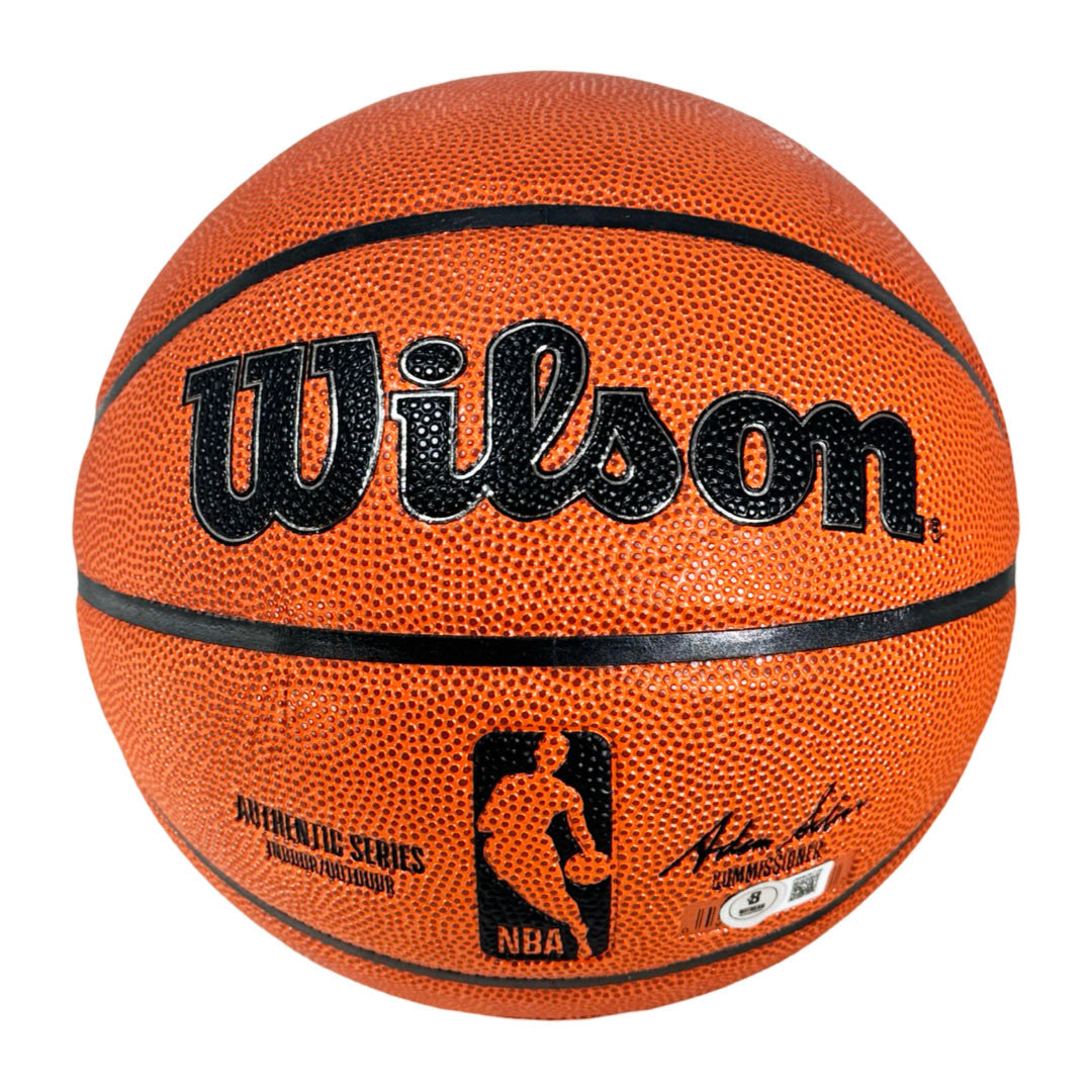 Alan Houston Signed Wilson Authentic Series Basketball (Beckett)