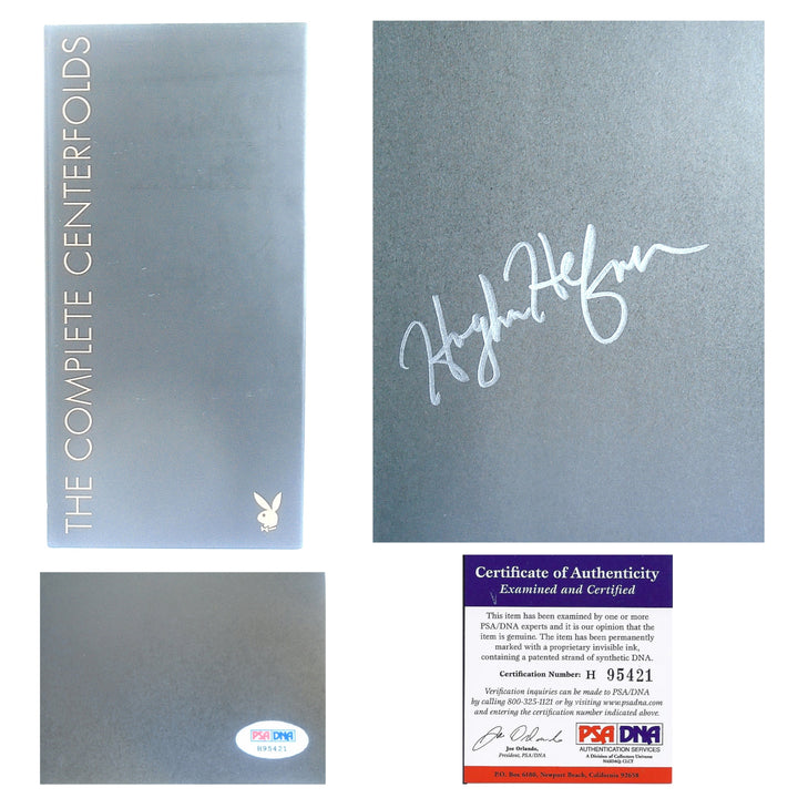 Hugh Hefner Signed Playboy: The Complete Centerfolds Collection Hardcover Book, PSA/DNA