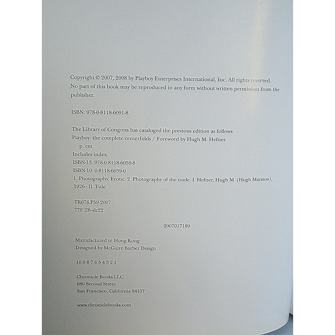Hugh Hefner Signed Playboy: The Complete Centerfolds Collection Hardcover Book, PSA/DNA