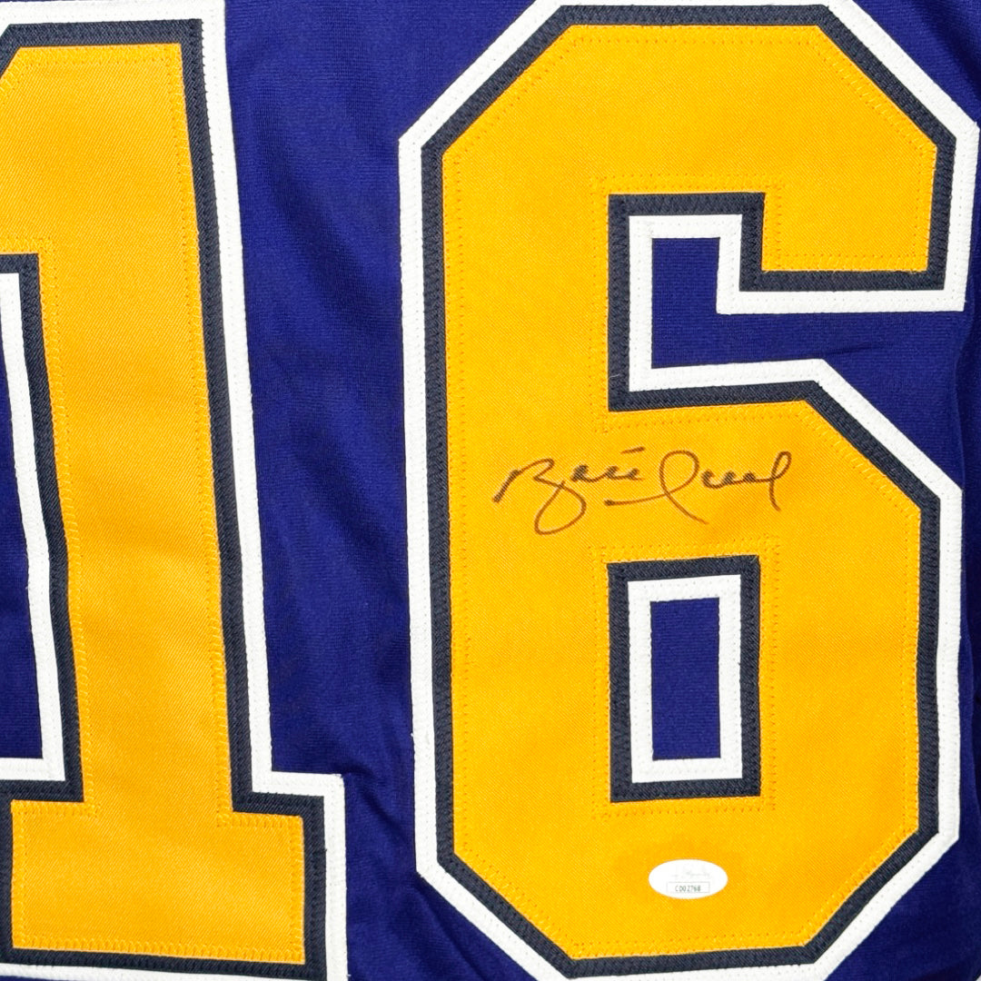 Brett Hull Signed St. Louis Alternate Blue Hockey Jersey (JSA)