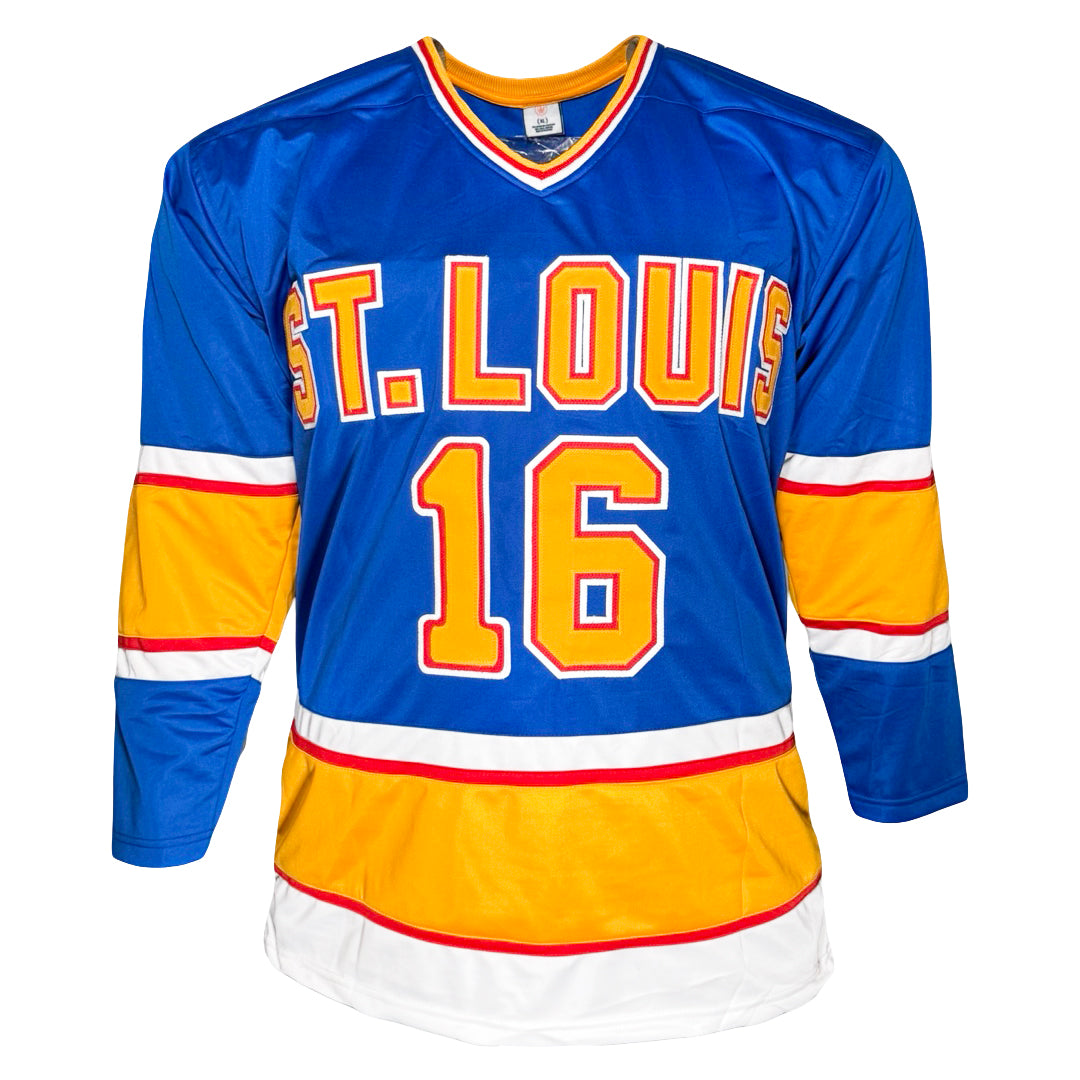 Brett Hull Signed St. Louis Blue Hockey Jersey (JSA)