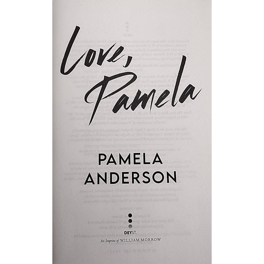 Pamela Anderson Signed Love Pamela 1st Edition HC Book Beckett Authentic Autograph COA