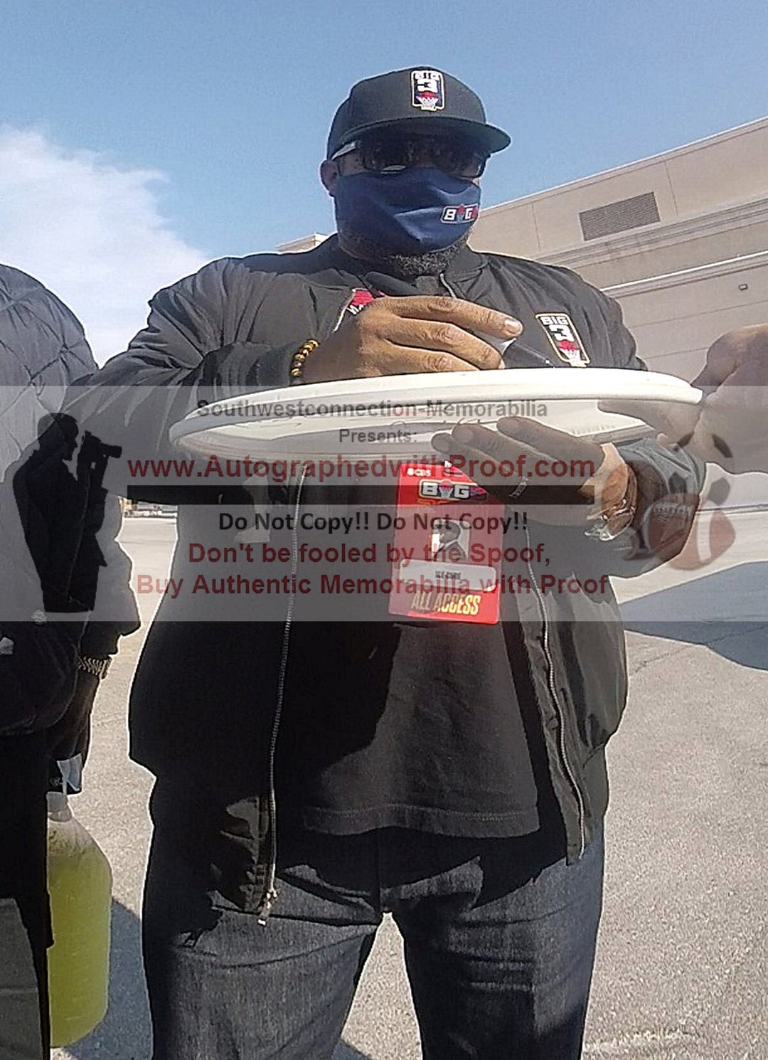 Ice Cube DJ Yella NWA Signed Drumhead Straight Outta Compton Rap Hip Hop Beckett COA