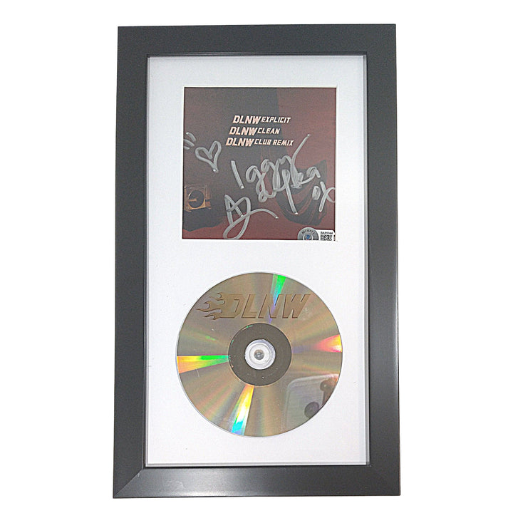 Iggy Azalea Signed DLNW Compact Disc Booklet Framed CD Beckett Authentic Auto COA