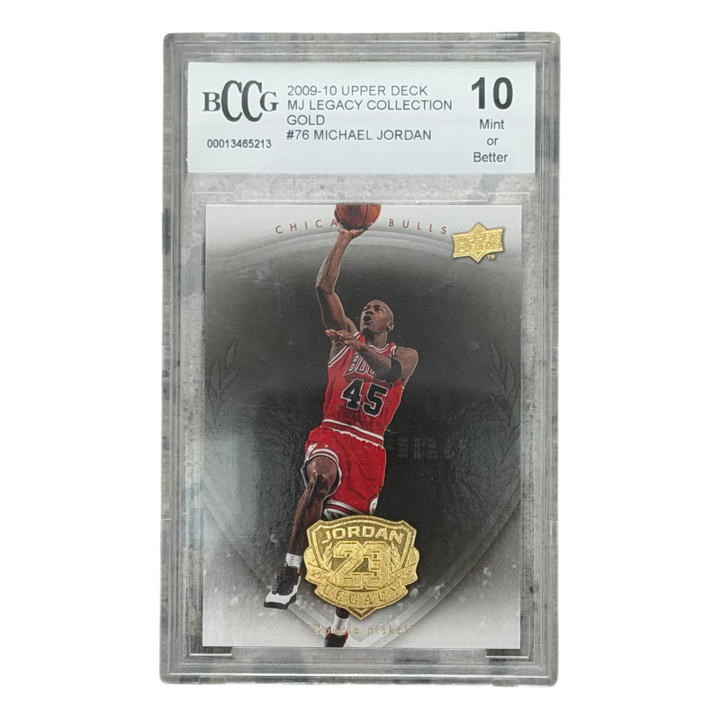 Michael Jordan Chicago Bulls 2009-10 Upper Deck MJ Legacy Collection Gold #76 Card BCCG 10