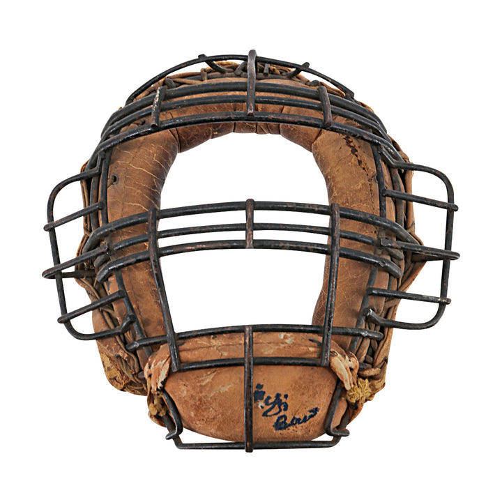 Yogi Berra New York Yankees Autographed Vintage Catchers Mask (JSA COA)