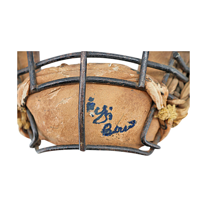 Yogi Berra New York Yankees Autographed Vintage Catchers Mask (JSA COA)