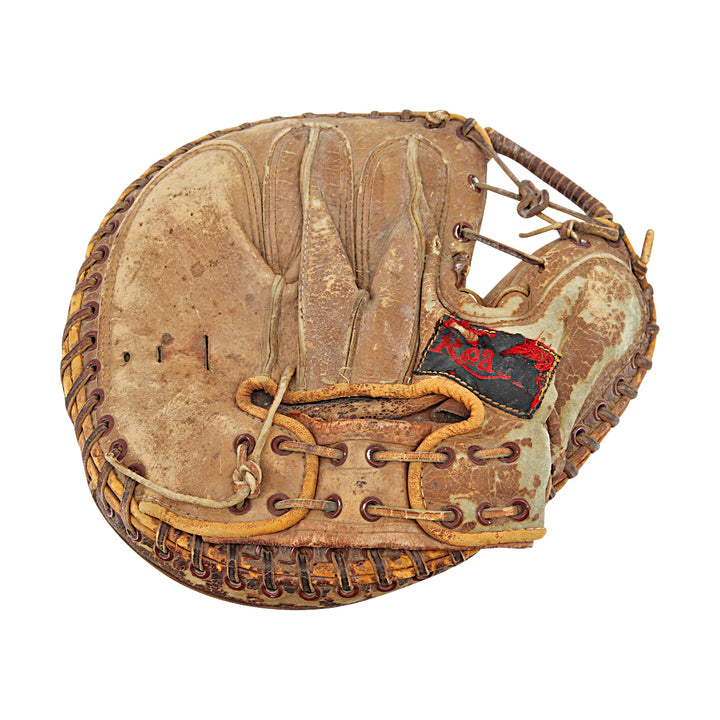 Yogi Berra New York Yankees Autographed Vintage Catchers Mitt (JSA COA)