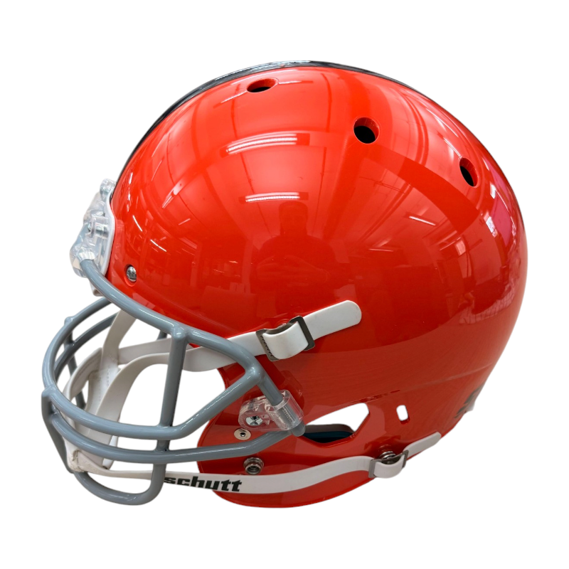 Floyd Little Syracuse University Autographed Inscribed 3x All American Replica Schutt Helmet (JSA COA)