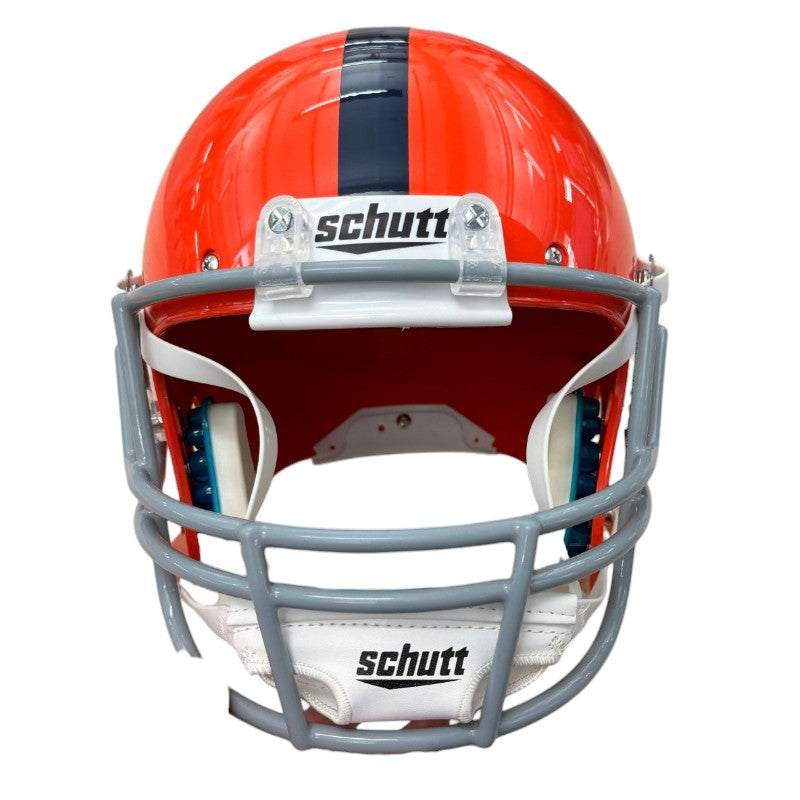 Floyd Little Syracuse University Autographed Inscribed 3x All American Replica Schutt Helmet (JSA COA)