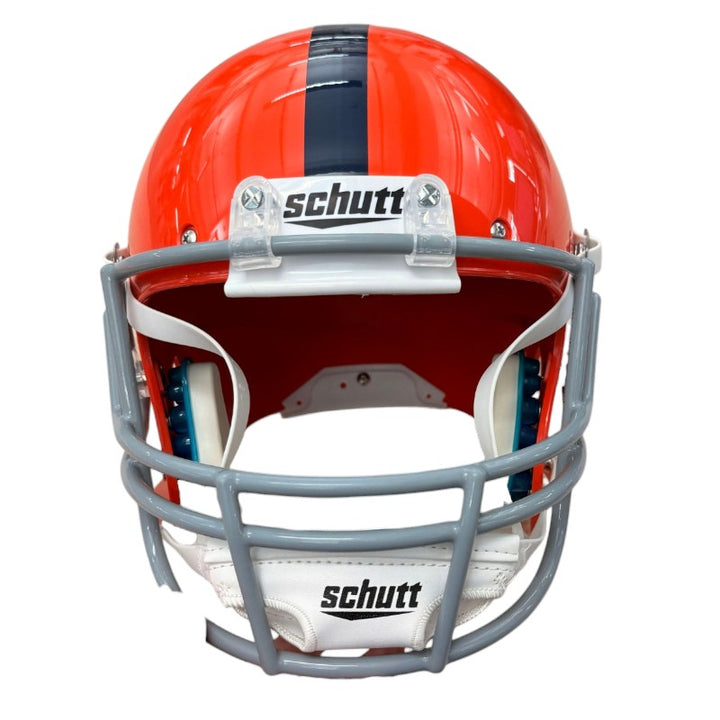 Floyd Little Syracuse University Autographed Inscribed 3x All American Replica Schutt Helmet (JSA COA)