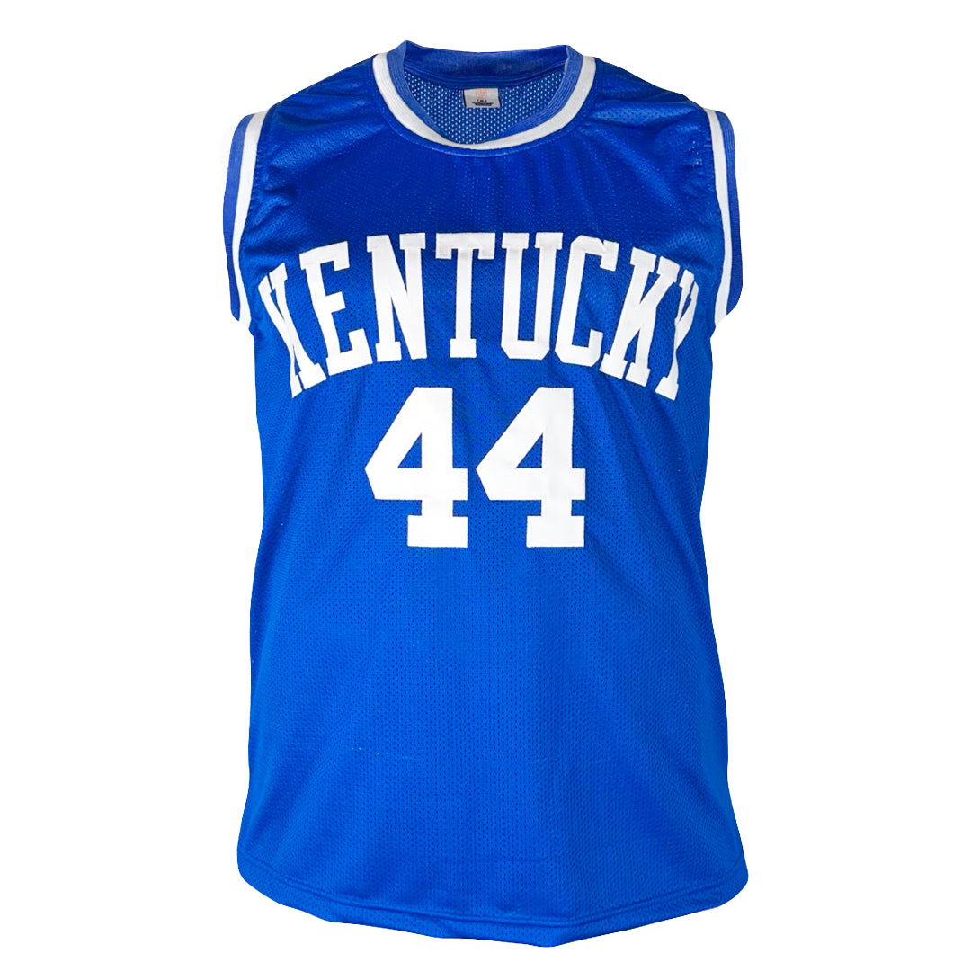 Dan Issel Signed Kentucky College Blue Basketball Jersey (JSA)