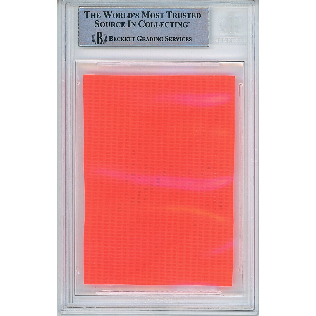 Cris Collinsworth Cincinnati Bengals Signed Football Pylon Cut Beckett Authentic Auto Slab