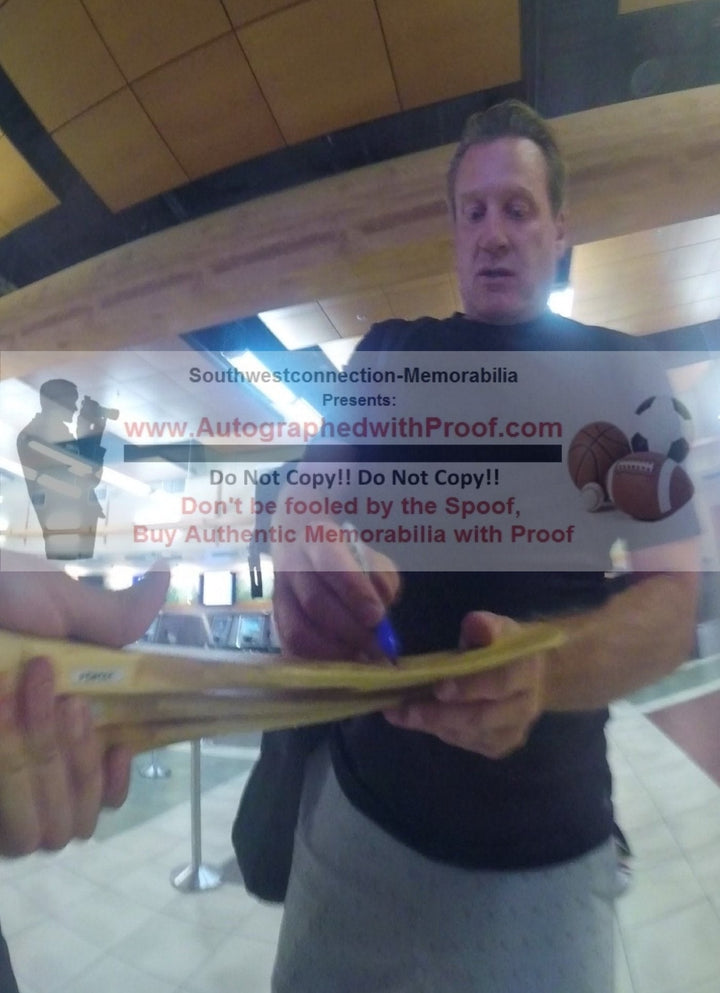 Jeremy Roenick Signed San Jose Sharks Logo Hockey Stick Blade Inscription, Proof, Beckett