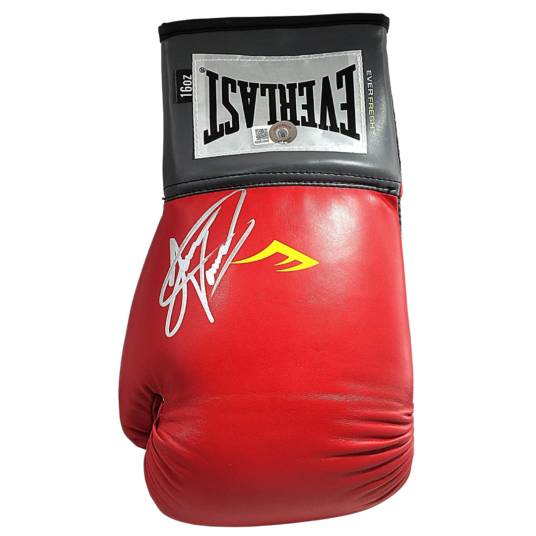 Jessie Vargas Signed Everlast Red Left Handed Boxing Glove Beckett Authentic Auto COA