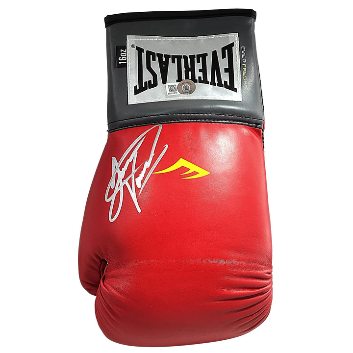 Jessie Vargas Signed Everlast Red Left Handed Boxing Glove Beckett Authentic Auto COA
