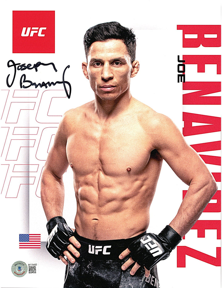 Joe Benavidez Signed UFC 8.5x11 Inch Photo MMA Beckett Certified Authentic Auto COA