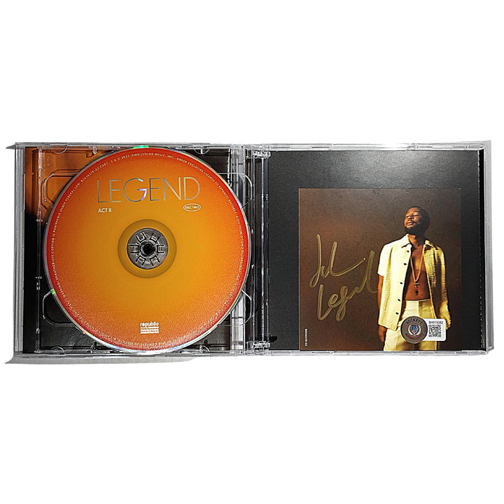 John Legend Signed Legend CD Cover Album Insert Beckett Certified Authentic Auto