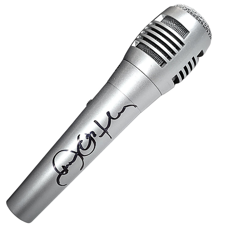 John O'Hurley Signed Microphone, Seinfeld, Family Feud, Proof Photo, Beckett COA