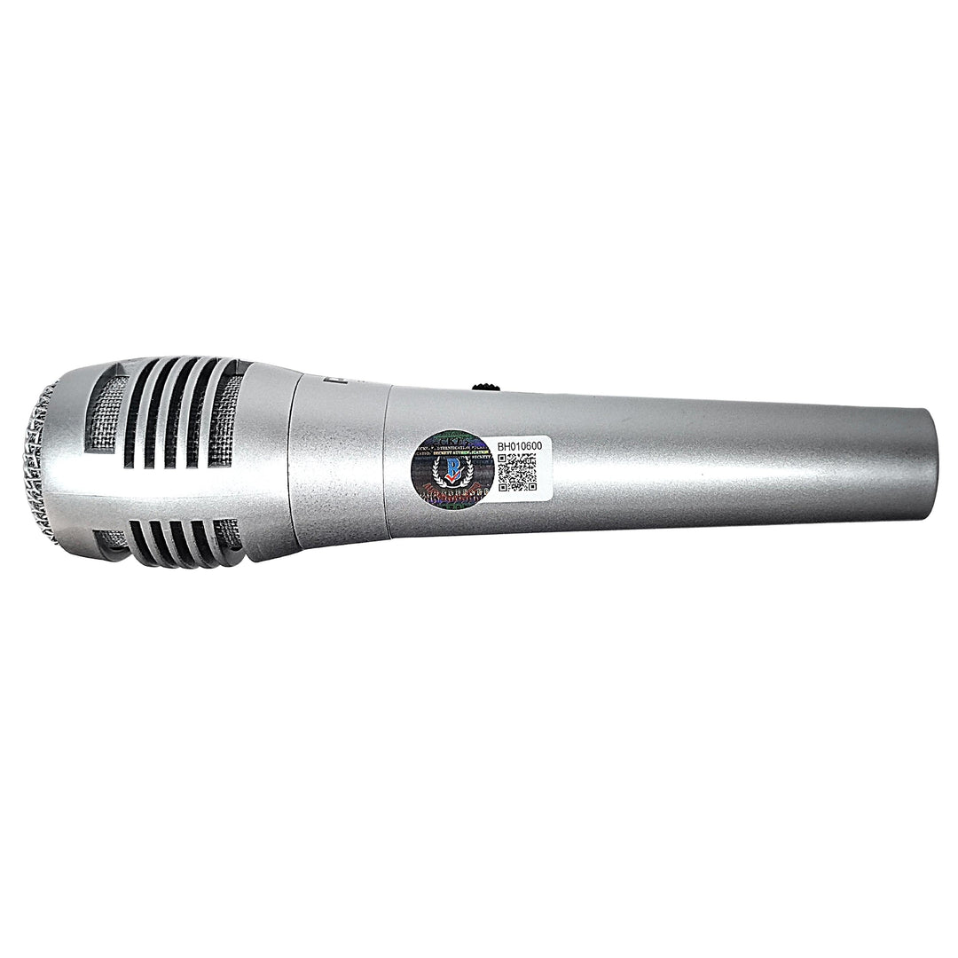 John O'Hurley Signed Microphone, Seinfeld, Family Feud, Proof Photo, Beckett COA