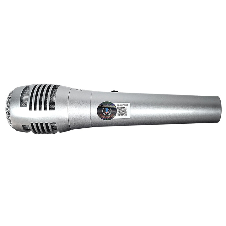 John O'Hurley Signed Microphone, Seinfeld, Family Feud, Proof Photo, Beckett COA