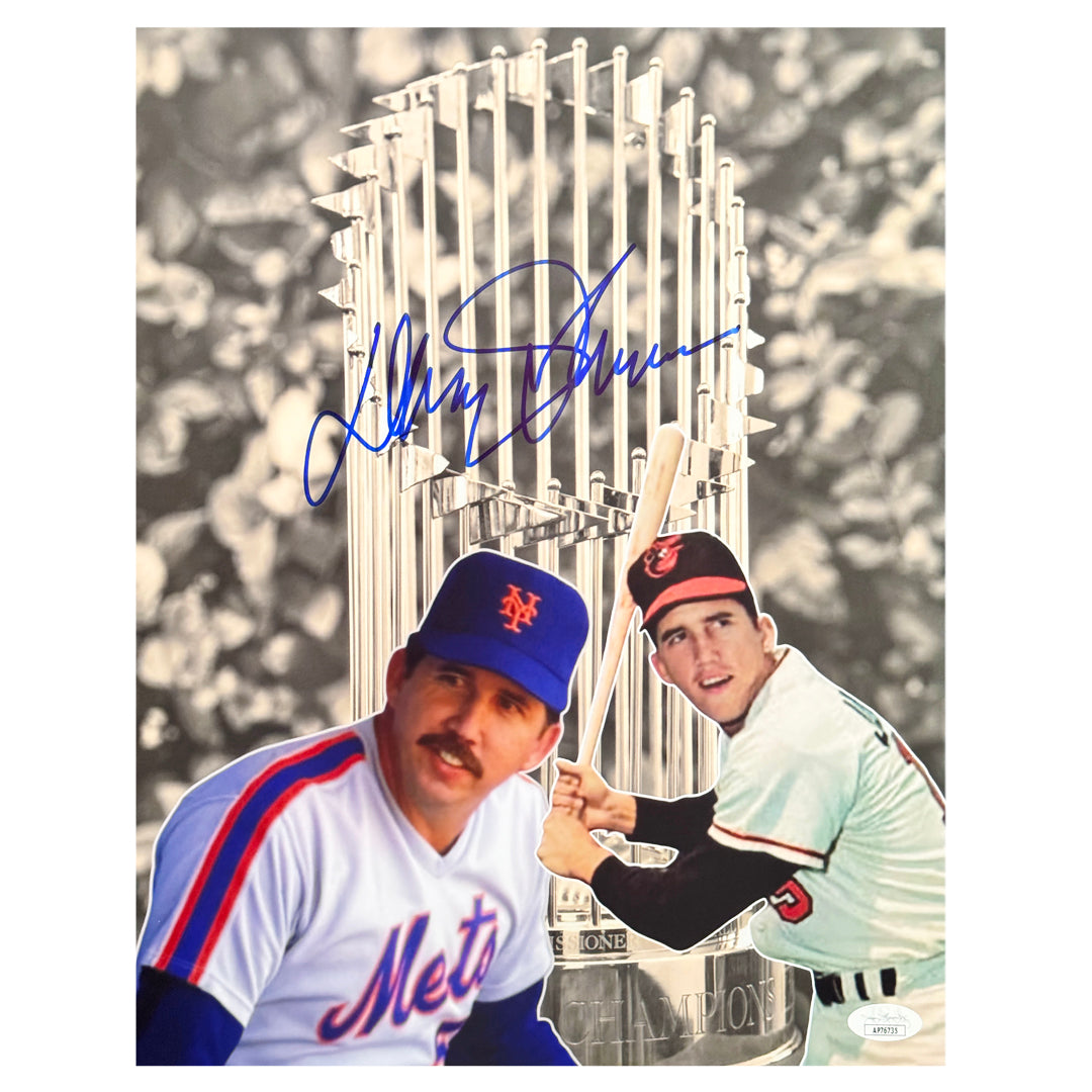 Davey Johnson Signed Pose 1 Baseball 11x14 Photo (JSA)