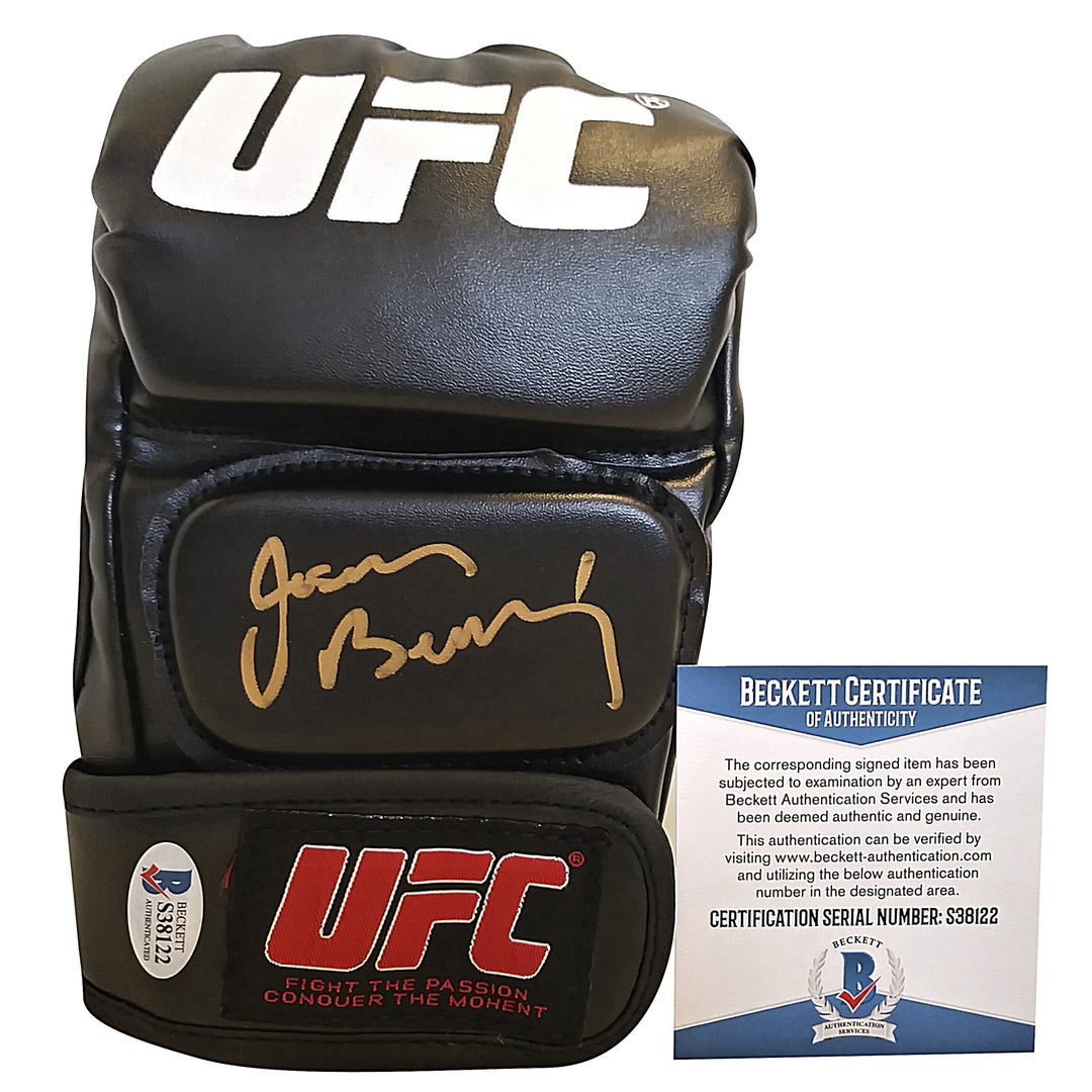 Joe Benavidez Signed UFC Ultimate Fighting Championship MMA Glove Proof Photo Beckett