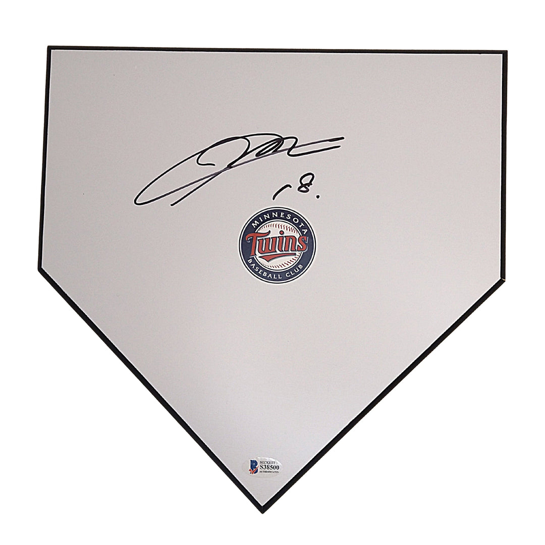 Kenta Maeda Signed Minnesota Twins Baseball Home Plate Base, Beckett Authentic COA