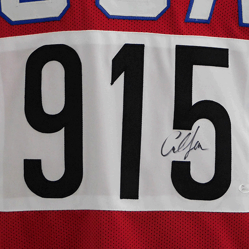 Carl Lewis Olympics USA Jersey (JSA)