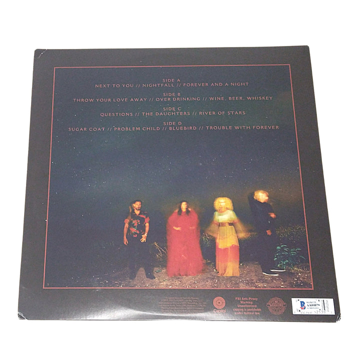 Little Big Town Band Signed Nightfall Vinyl LP Record Album Cover Beckett Framed