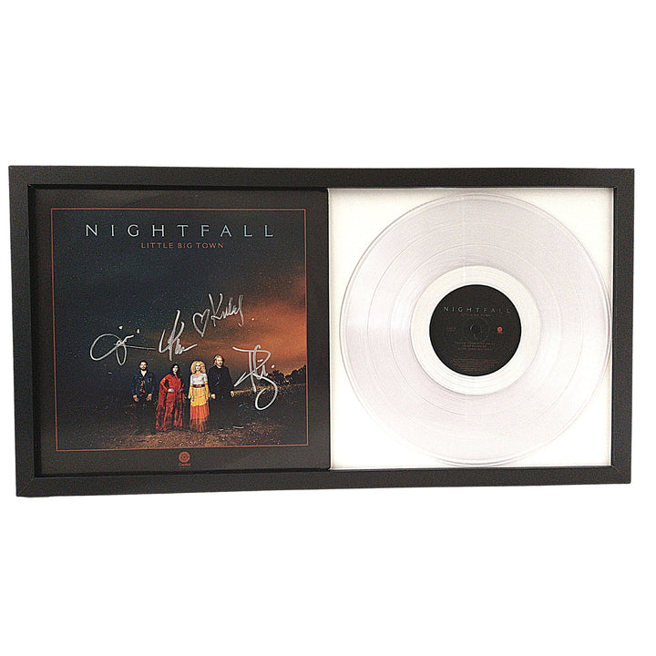 Little Big Town Band Signed Nightfall Vinyl LP Record Album Cover Beckett Framed
