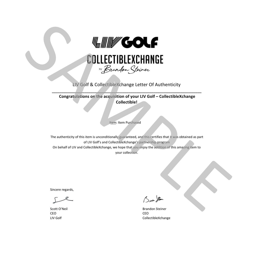 LIV Golf Singapore Tournament Used Course Hole #3 Framed Pin Flag