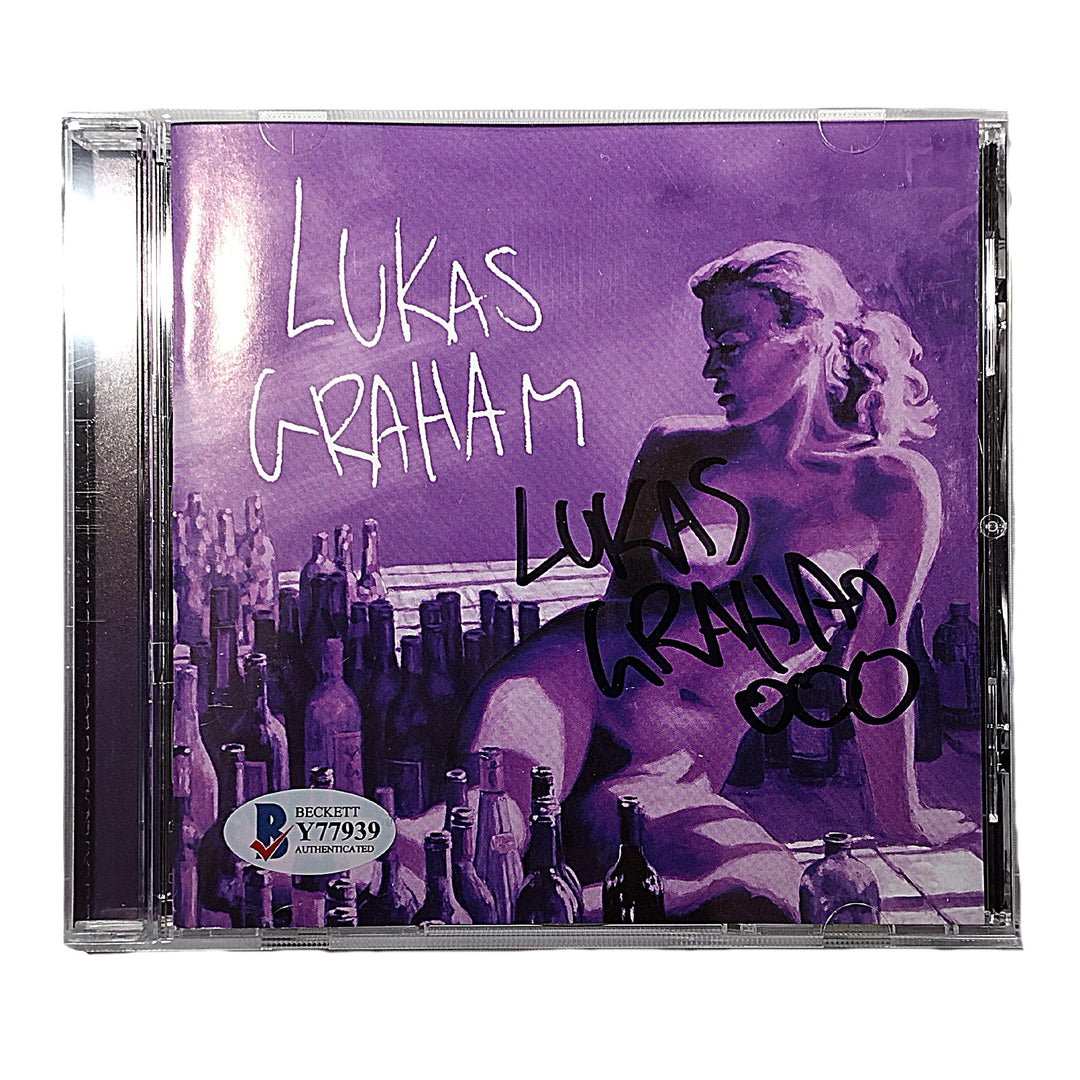 Lukas Graham Signed 3 (The Purple Album) Compact Disc with CD Booklet Beckett Certified