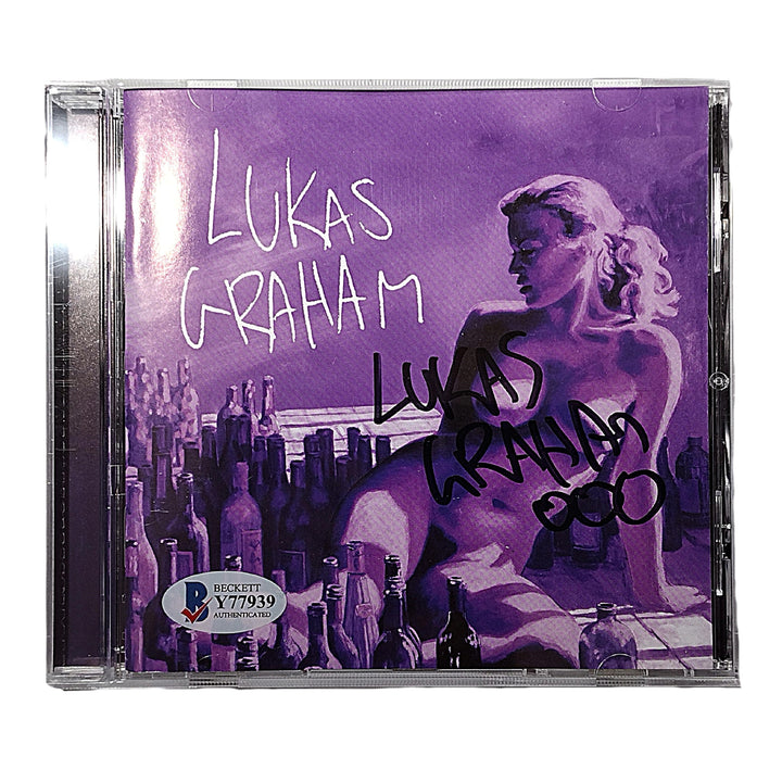 Lukas Graham Signed 3 (The Purple Album) Compact Disc with CD Booklet Beckett Certified