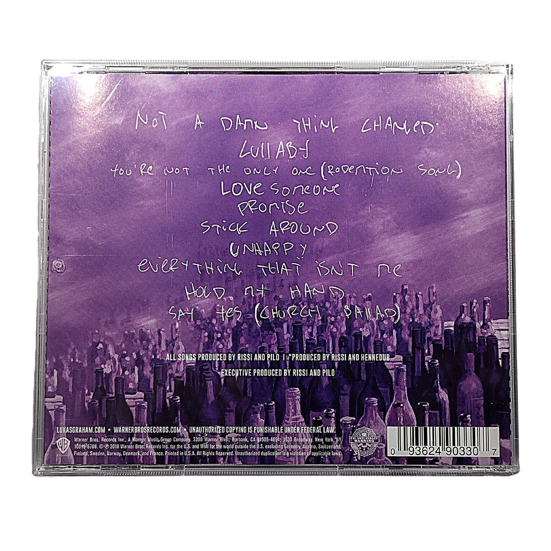 Lukas Graham Signed 3 (The Purple Album) Compact Disc with CD Booklet Beckett Certified